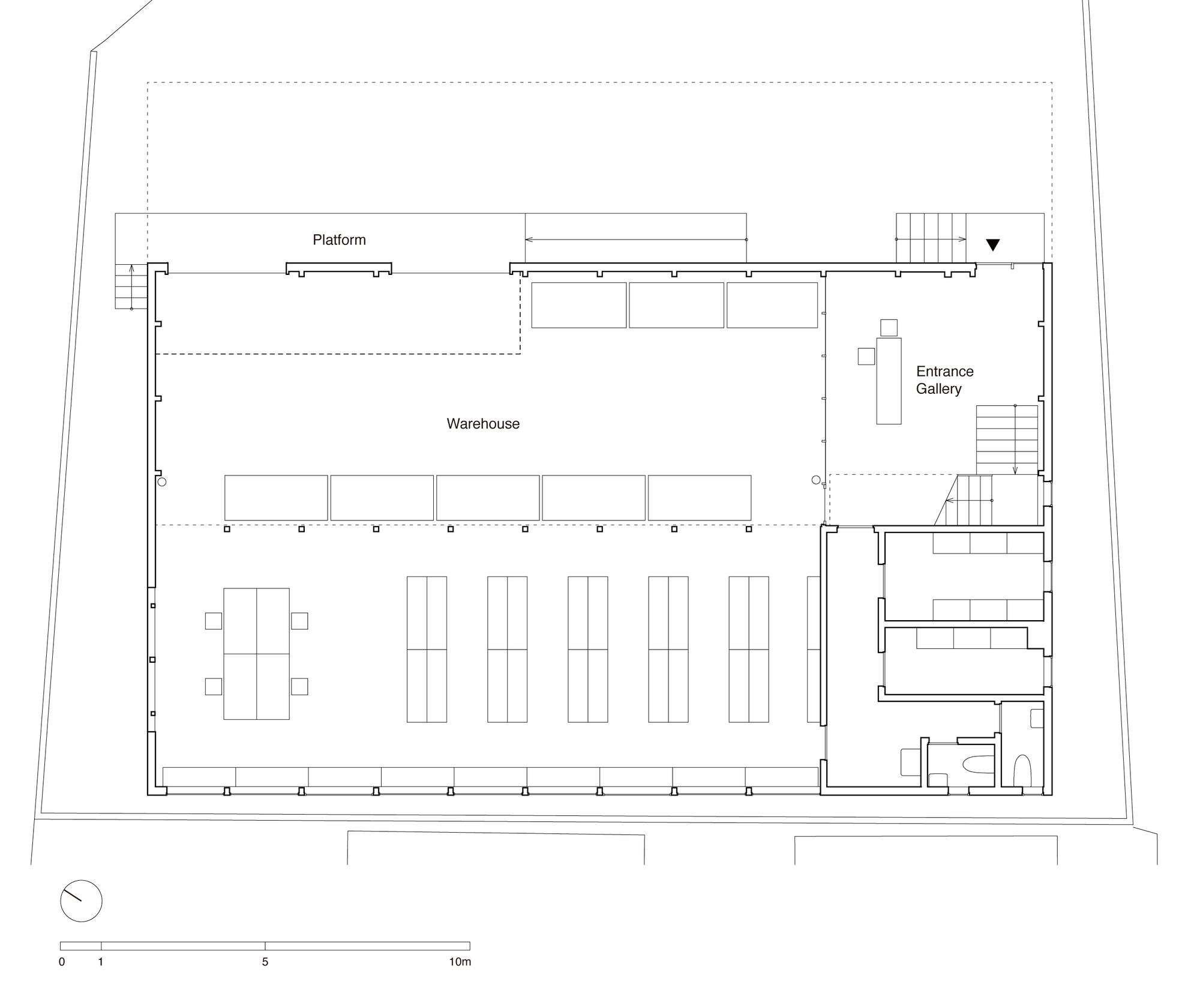 Warehouse in Ageo  / Arii Irie Architects-33