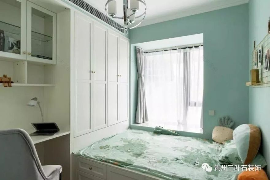 美式轻奢三室两厅,浪漫满屋-16