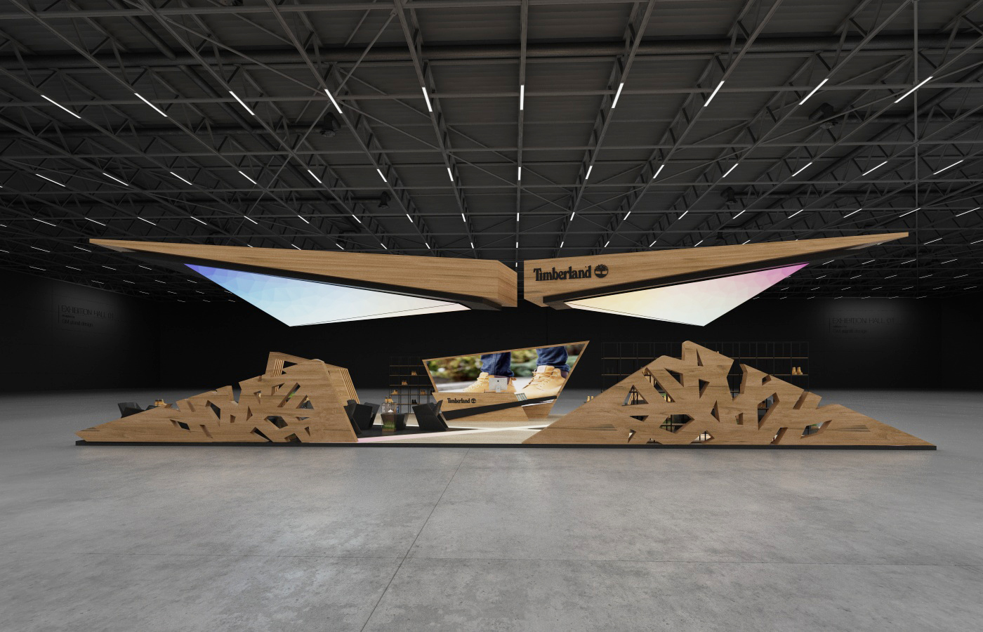 洛杉矶 Timberland 展览会的开放空间设计-15