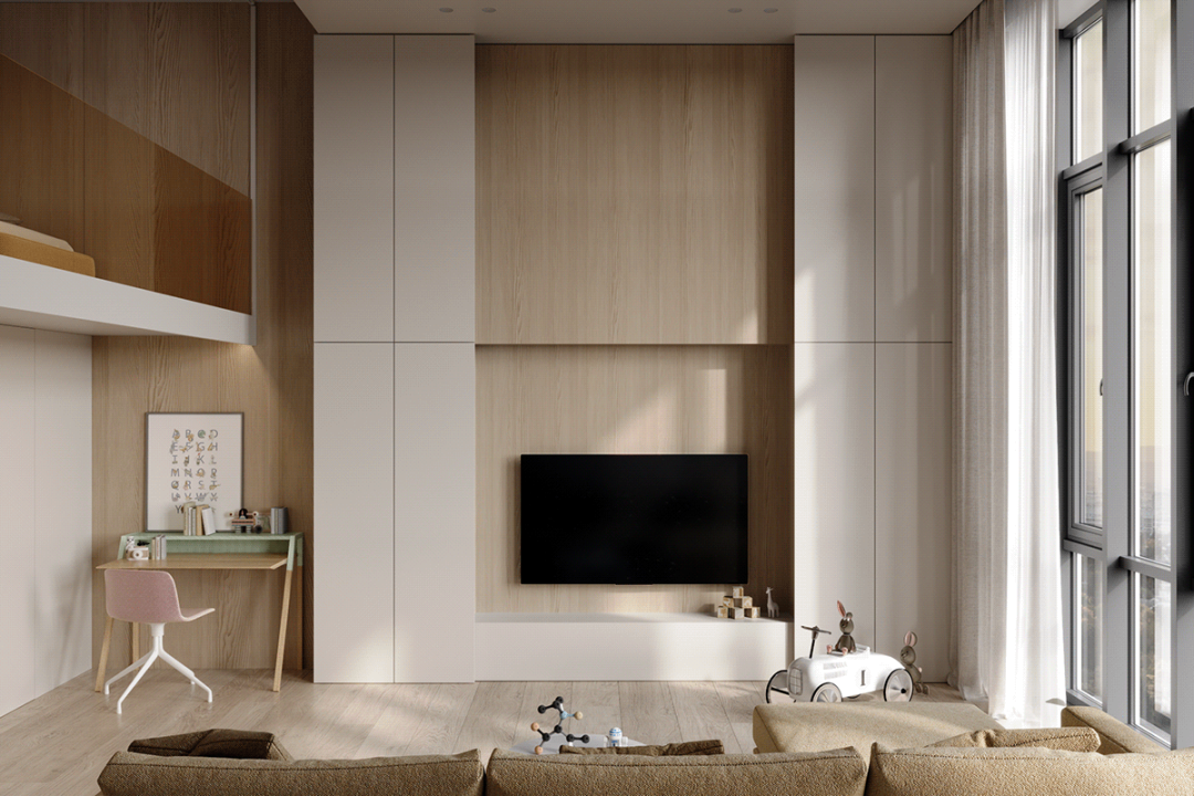 奶油色调的宁静家园丨Zeworkroom Studio-86