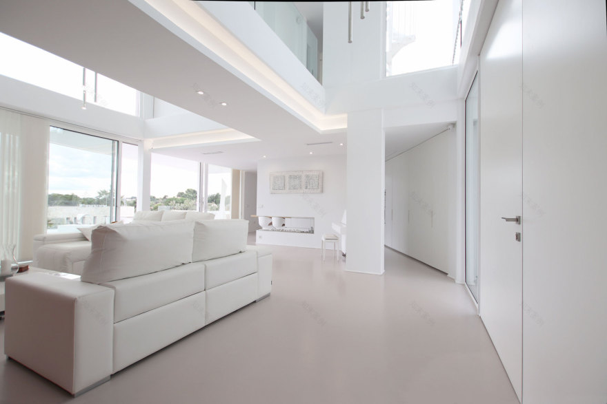 弧形泳池住宅-19