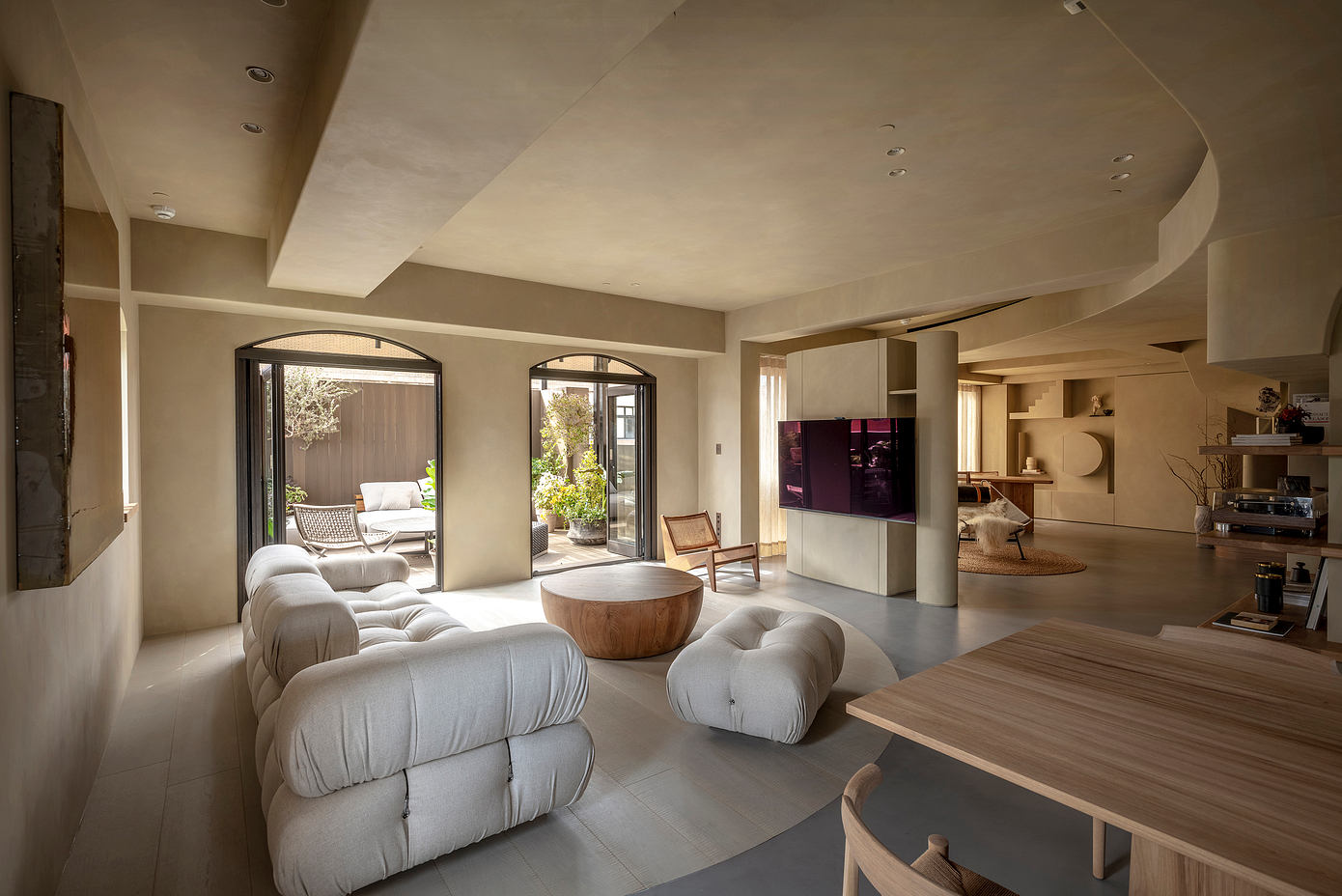 雕塑风格顶层公寓丨中国台北丨Peny Hsieh Interiors-1