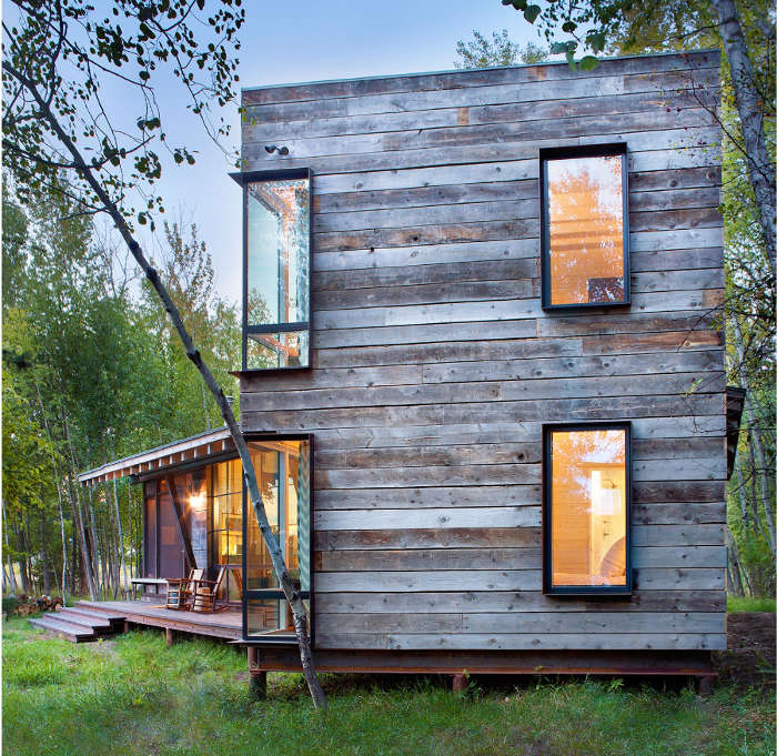 美国蒙大拿州原木别墅 | 现代与自然的完美融合-2