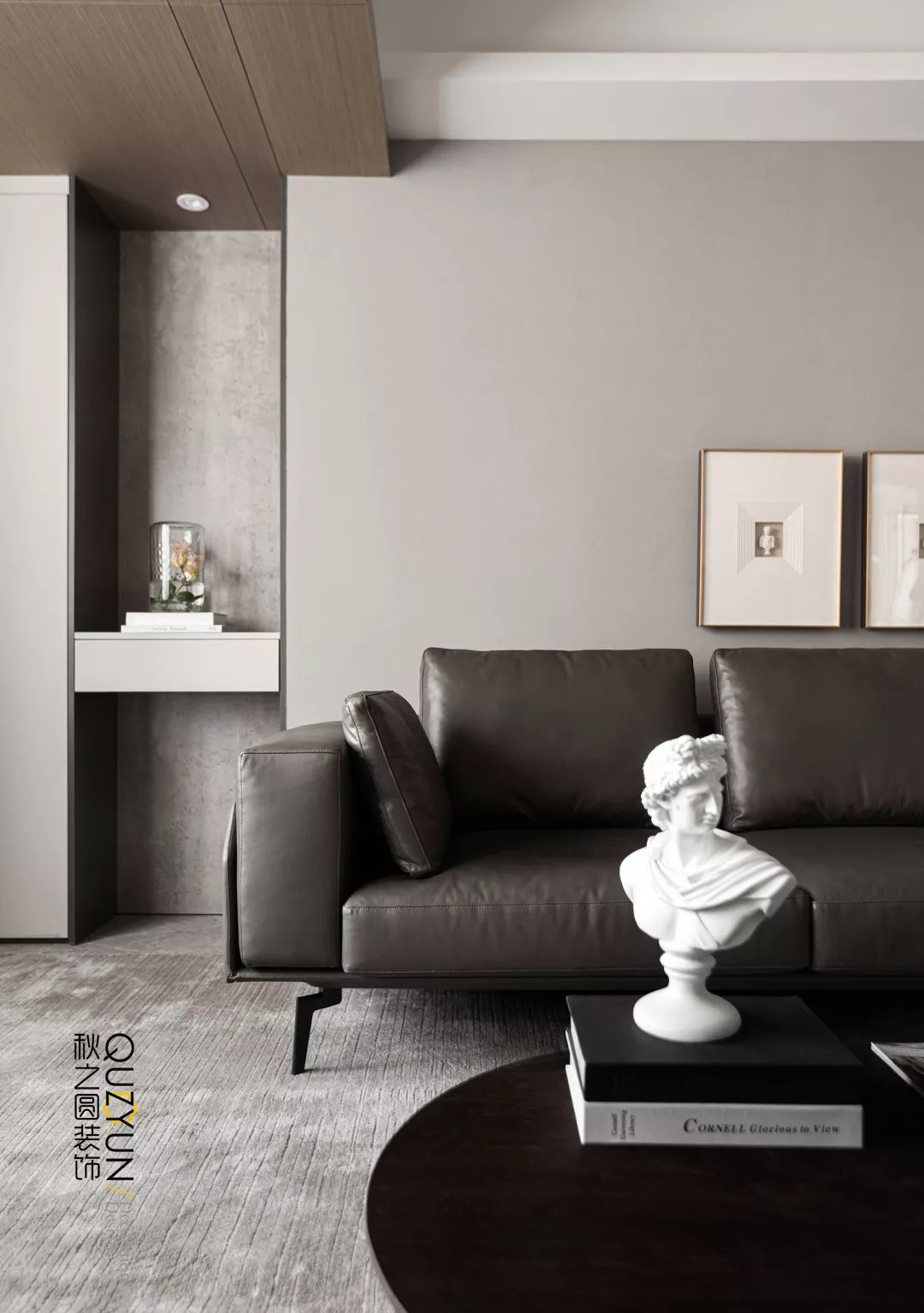 现代弘阳上城 130㎡家居设计，流动与静谧的完美融合-1