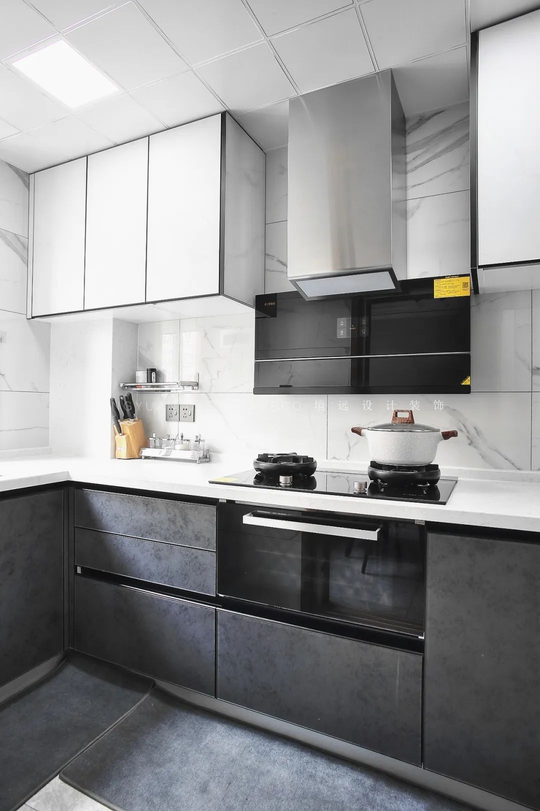 境远装饰 | 105㎡现代低奢灰度空间设计-41