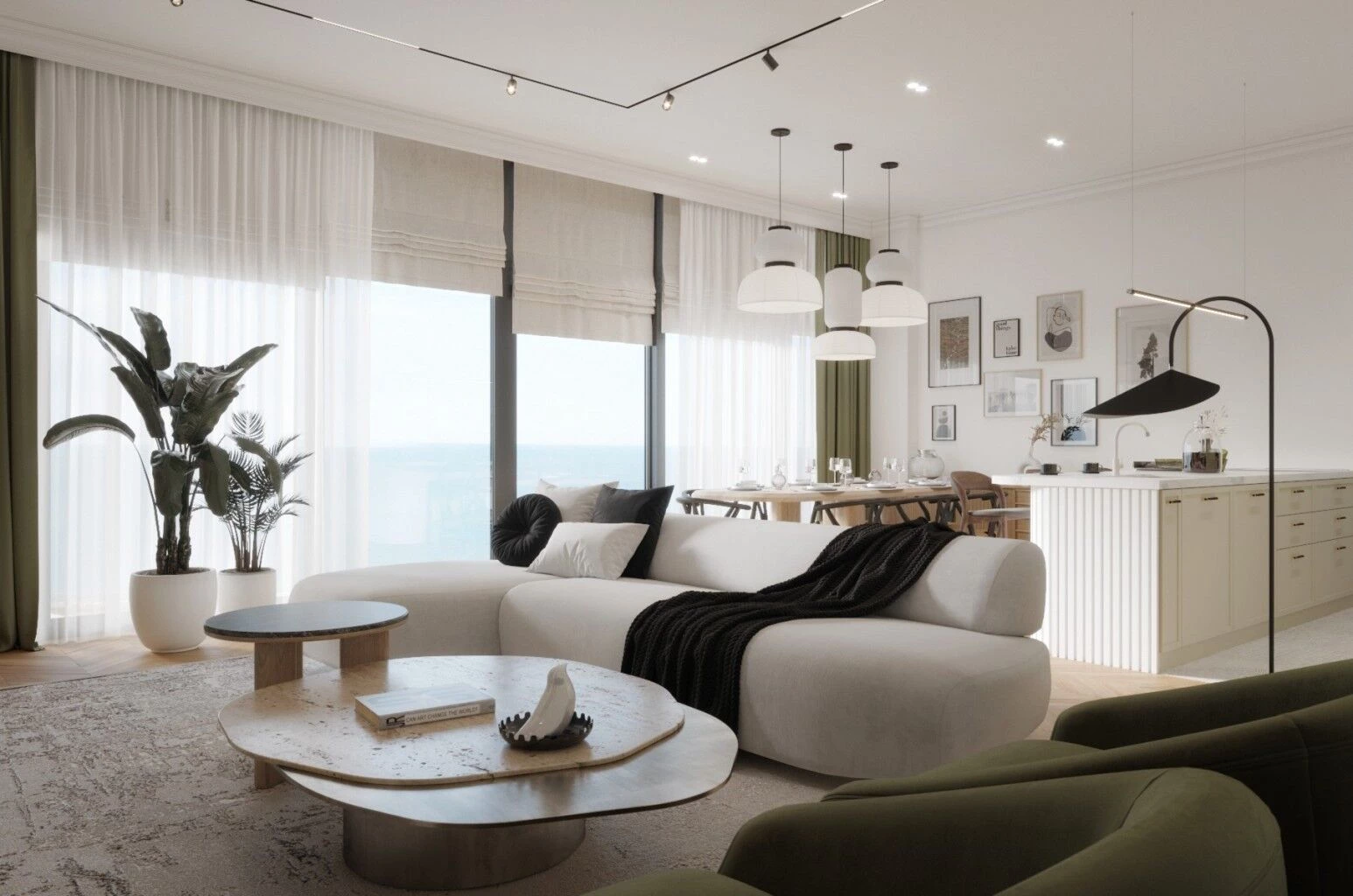 海景顶层公寓丨阿塞拜疆丨One to One Architecture & Design-24