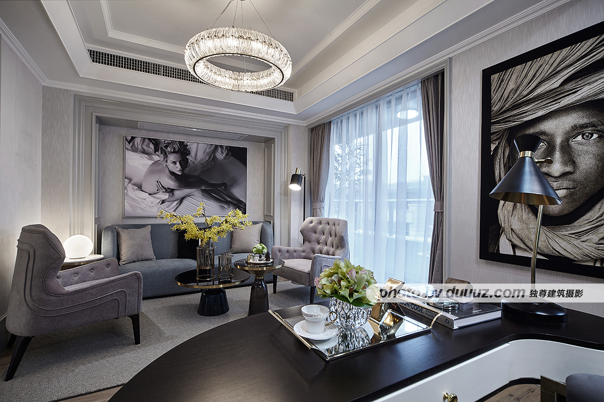 独尊建筑摄影：万科玲珑墅 | 样板间摄影-15