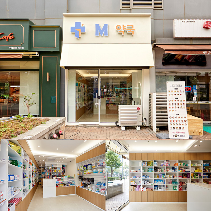 简约风格七坪药店设计，展现医学美学的魅力-1