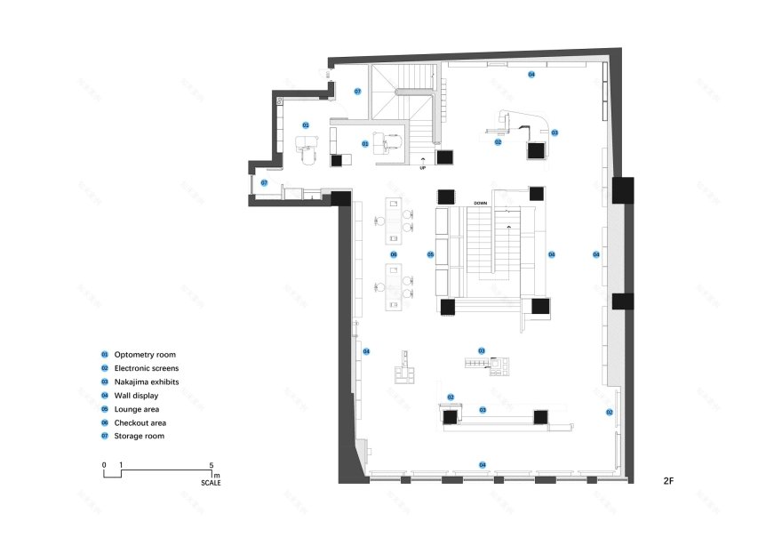 暴龙旗舰店
注:BOLON通常是眼镜品牌暴龙的英文名称,结合语境这里翻译为暴龙旗舰店 丨未明确具体设计公司,设计总监为Jingze Li-25