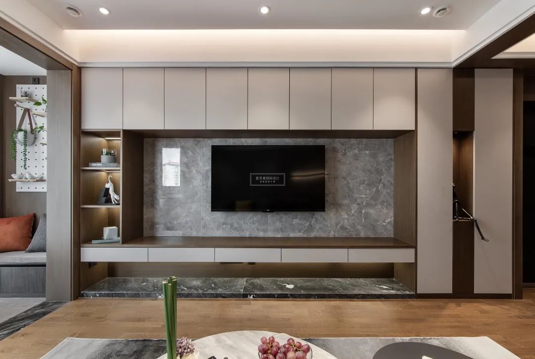 都铎城邦 93㎡现代简约风设计丨紫苹果装饰集团-24