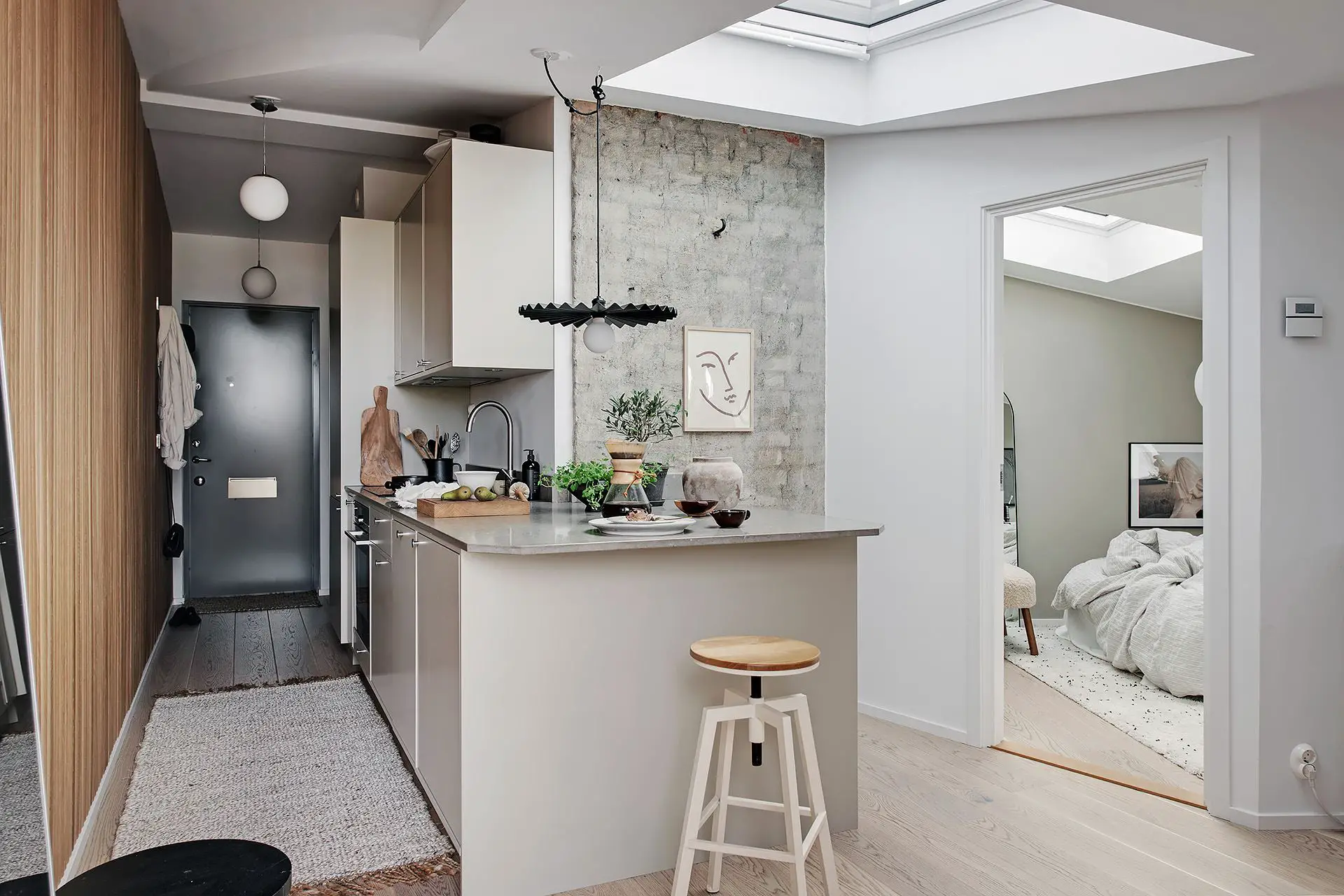 哥德堡 33m2 设计公寓 | 巧妙空间布局与独特魅力-7