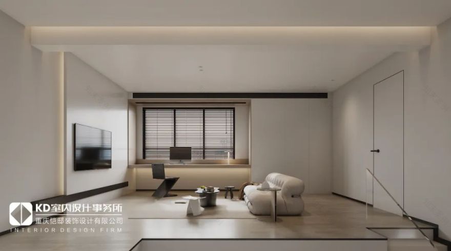重庆龙湖舜山府 238㎡极简风温润时光丨中国重庆丨KD 室内设计事务所-37