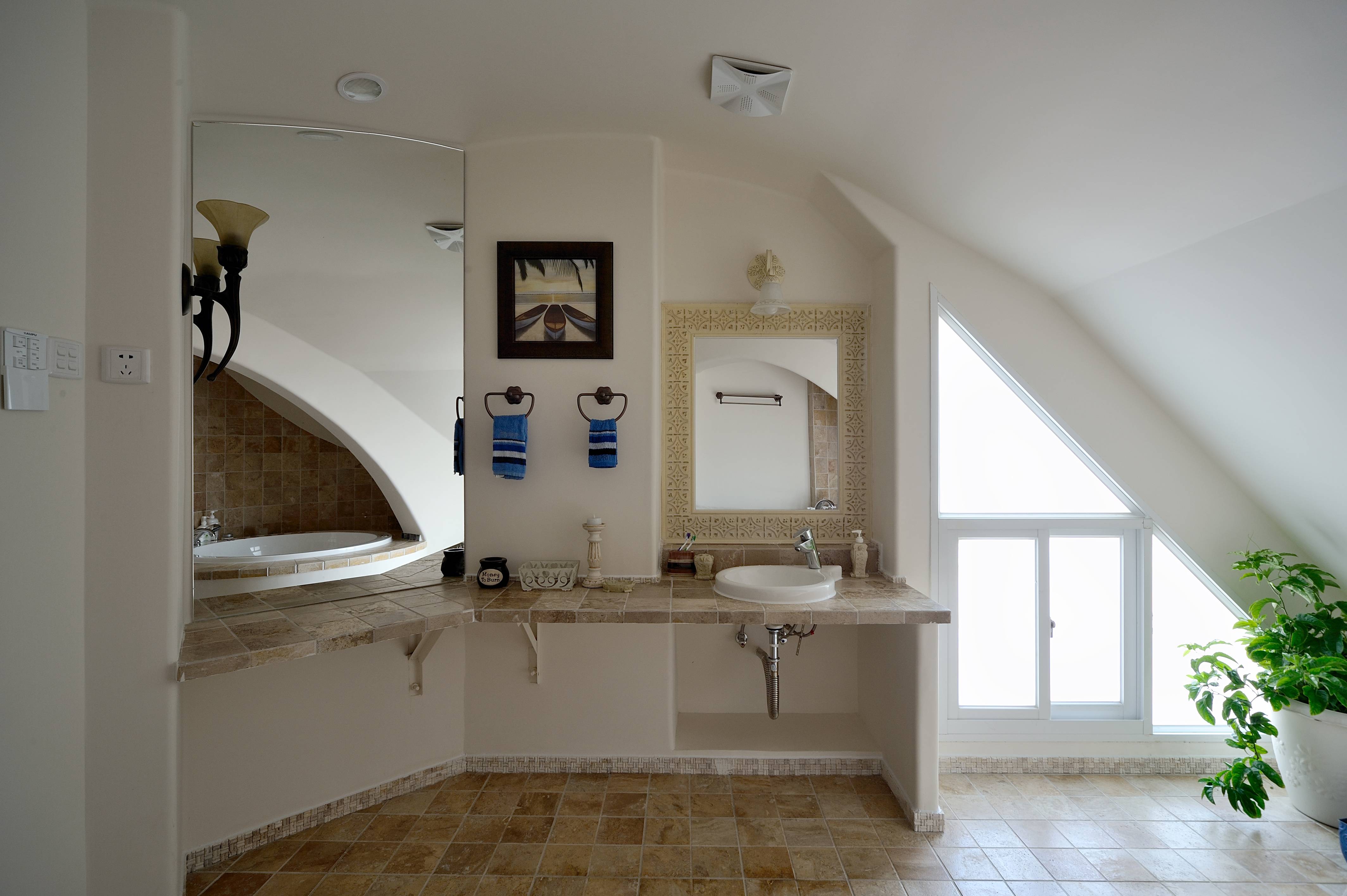 恋上地中海岸的夏日转角 连君曼室内设计作品-8