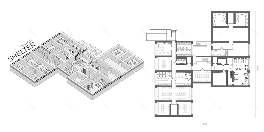 LNAA宿舍翻新(利沃夫国立艺术学院)丨乌克兰利沃夫丨Alina Nahaichuk-11