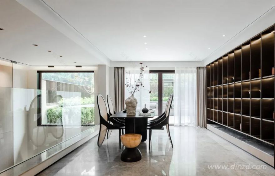 艺术无界,生活有声——烟台中海万锦洋房下叠样板间设计-37