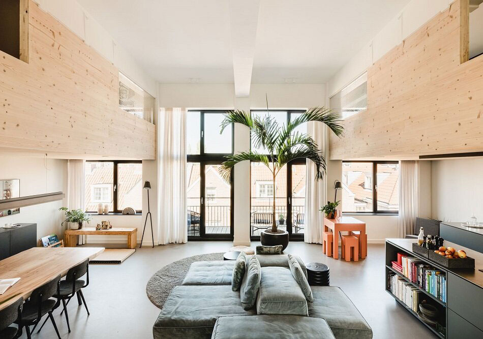 "阿姆斯特丹前学校改造的木质阁楼美居"-1