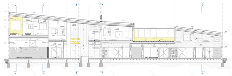 法国 Maurice Béjart 带状校园丨KOMBO Architectes,R+4 Architectes-45