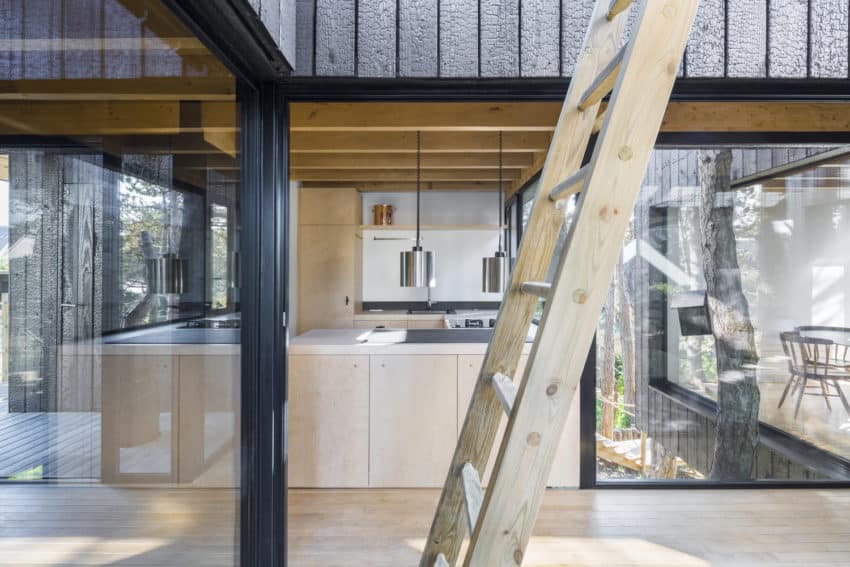 Uniquely Treehouse inspired house by Atelier Victoria Migliore features stilts, swings, and climbing nets just like the real thing-15