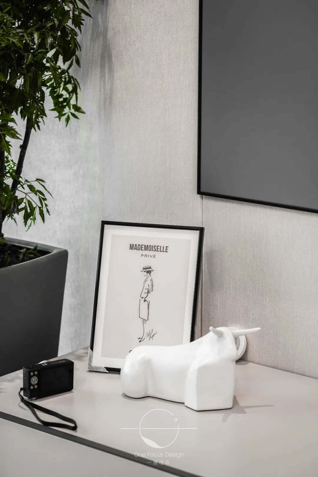 香山美墅 166㎡现代轻奢空间，雅致灰调与绿植的完美融合-50