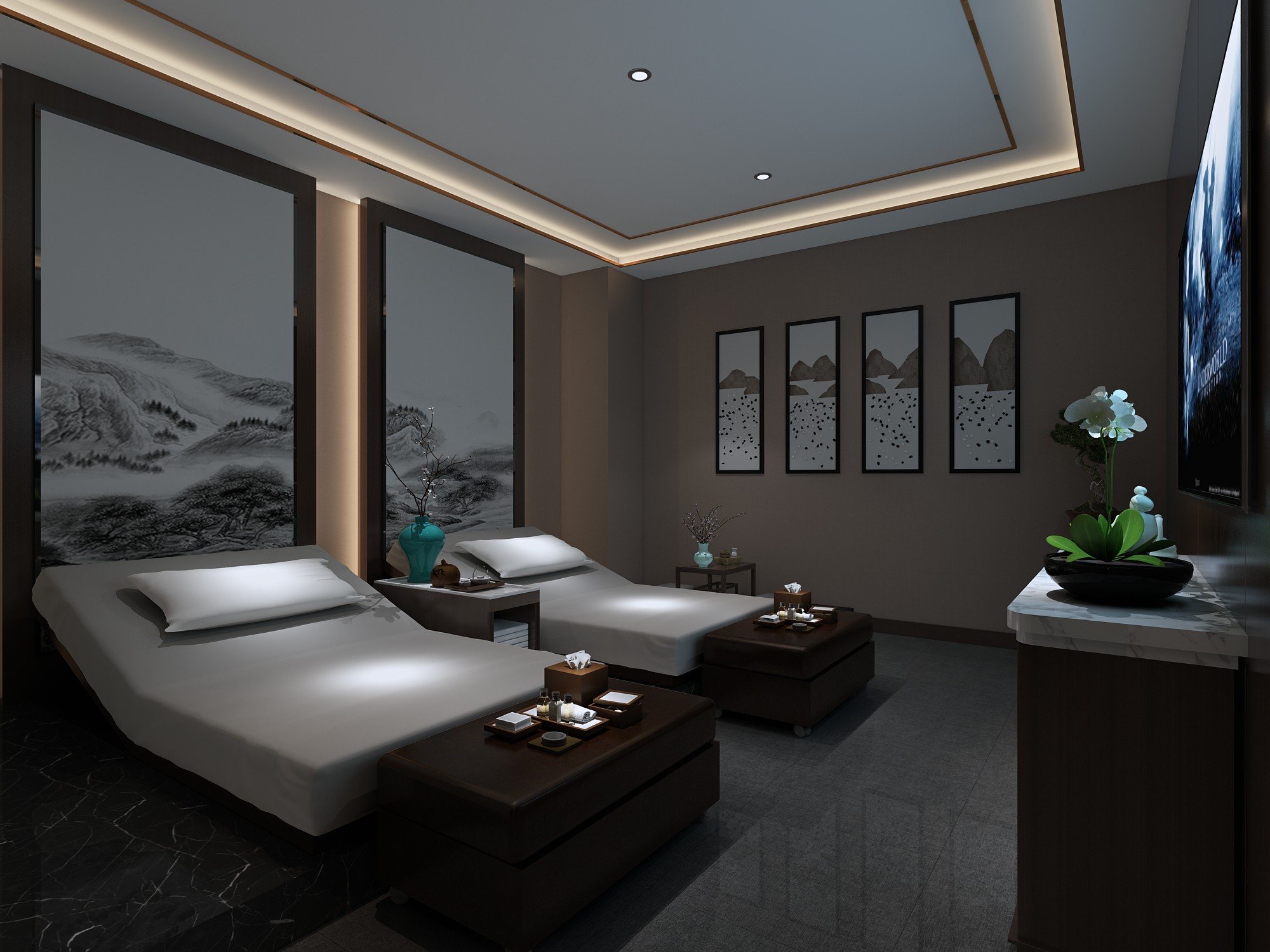 足浴店设计，打造一个轻松解压的环境！-5