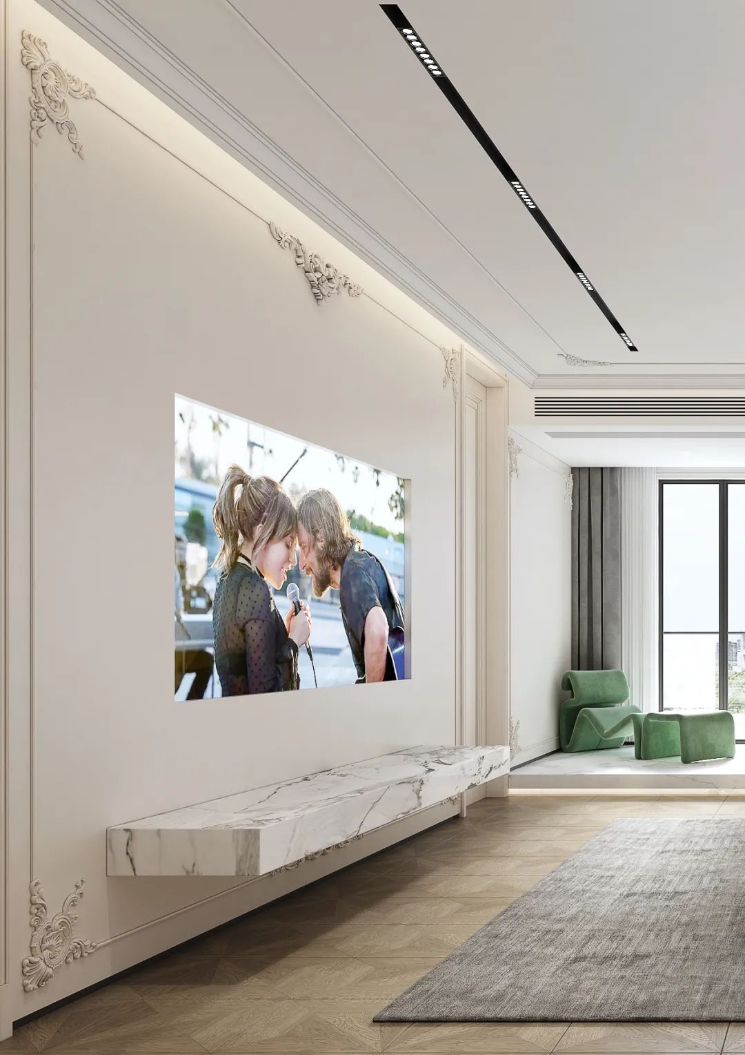 金色蓝庭 | 古典与现代的平衡美学-38