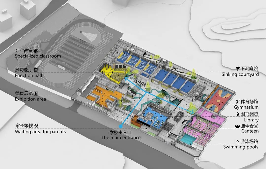 深圳市龙华区行知中学丨中国深圳丨筑博设计联合公设-100