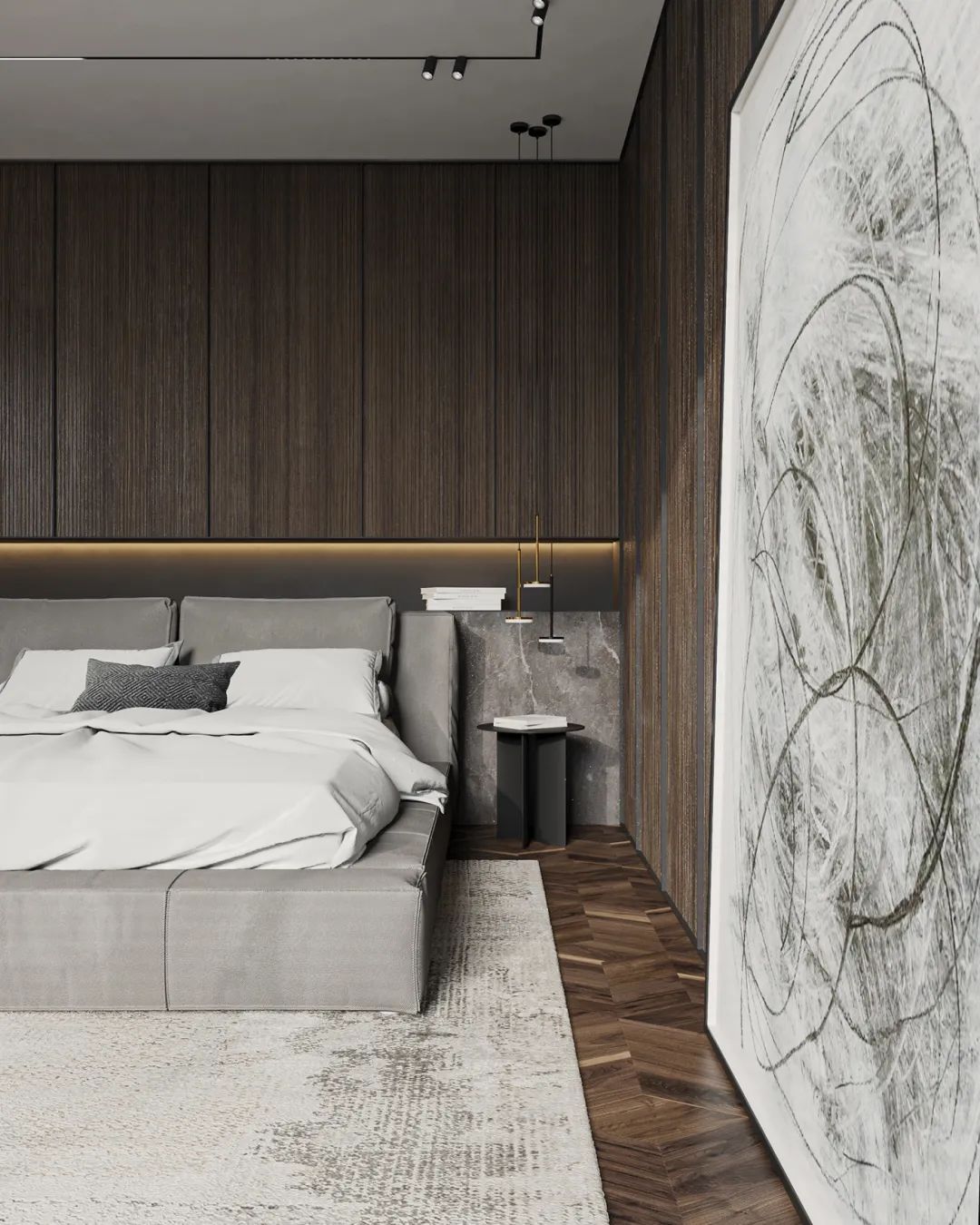 轻奢大平层 · 单身男士的温馨之家丨乌克兰基辅丨NOM BUREAU-17