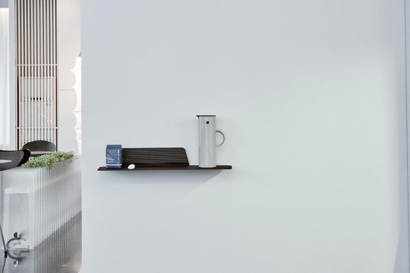 白色调现代咖啡馆，极简风格中的点睛之笔-7