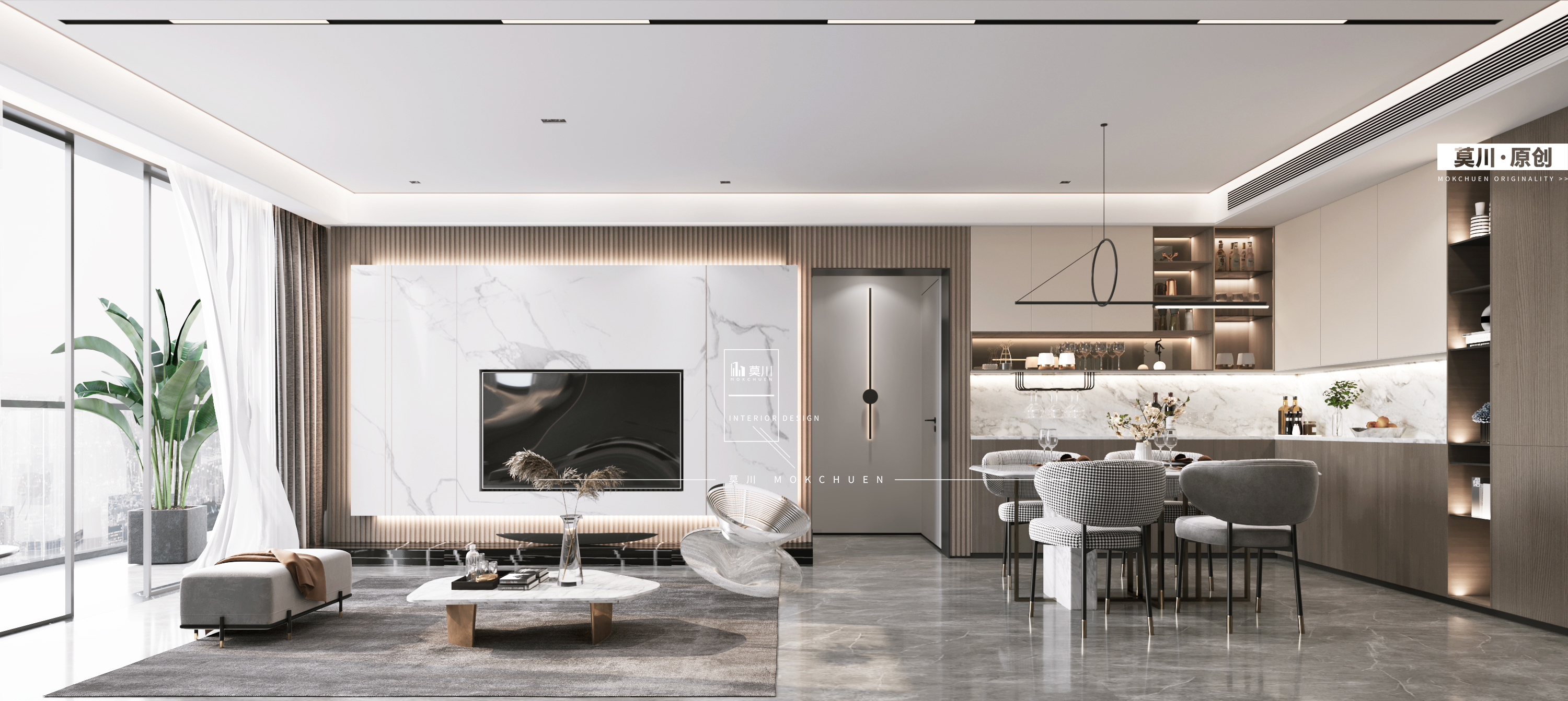 113平米现代轻奢-1