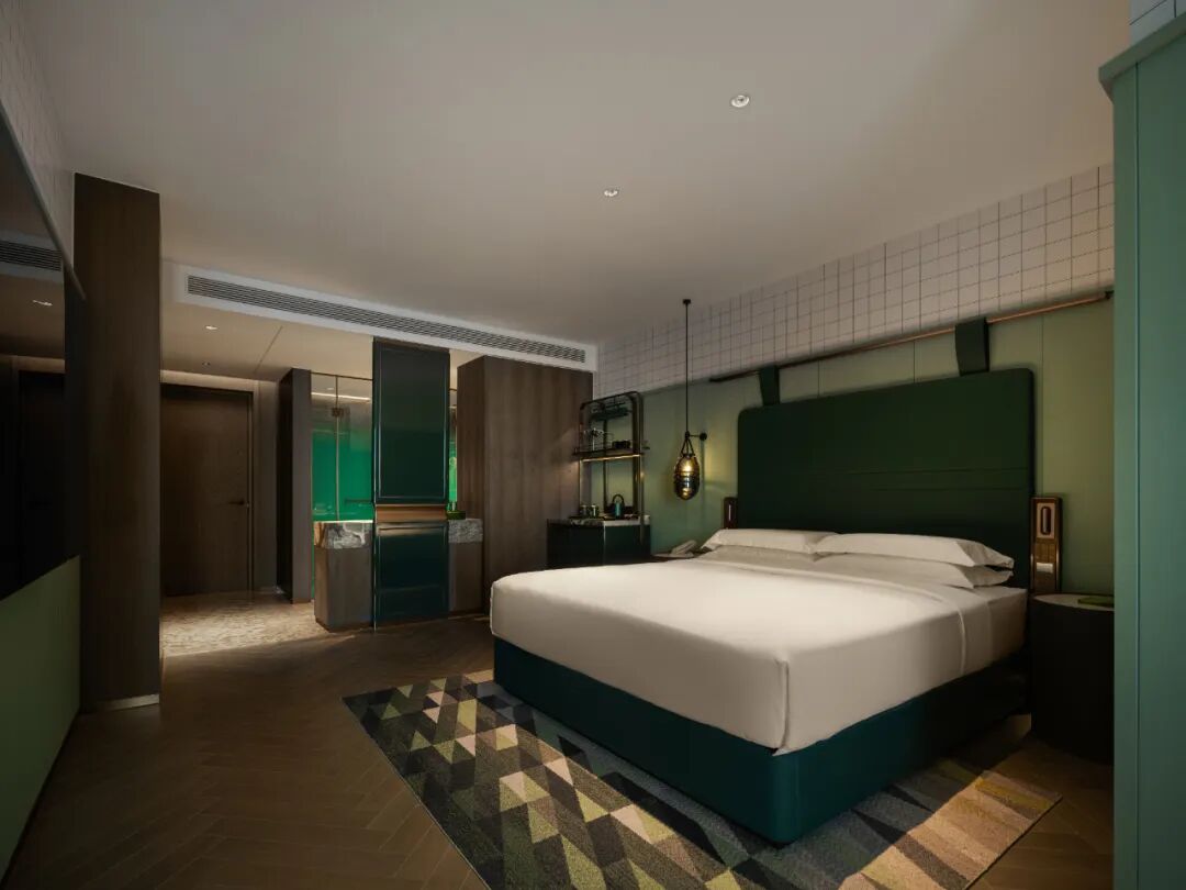 JDKJDesign｜北京·軍中綠花酒店：科技象徵美學與軍旅情懷的交融-75