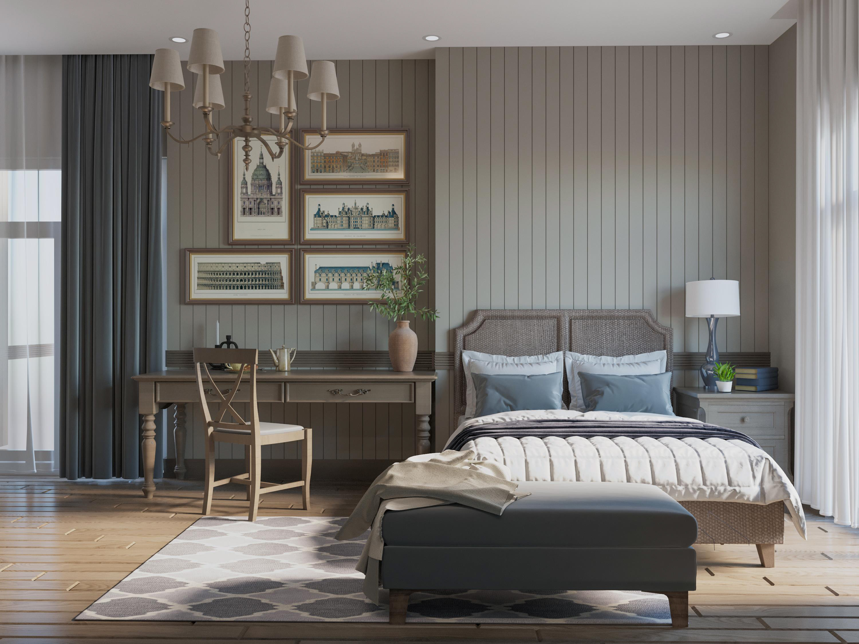 Modern American Suite: Warm Woods & Timeless Comfort-4