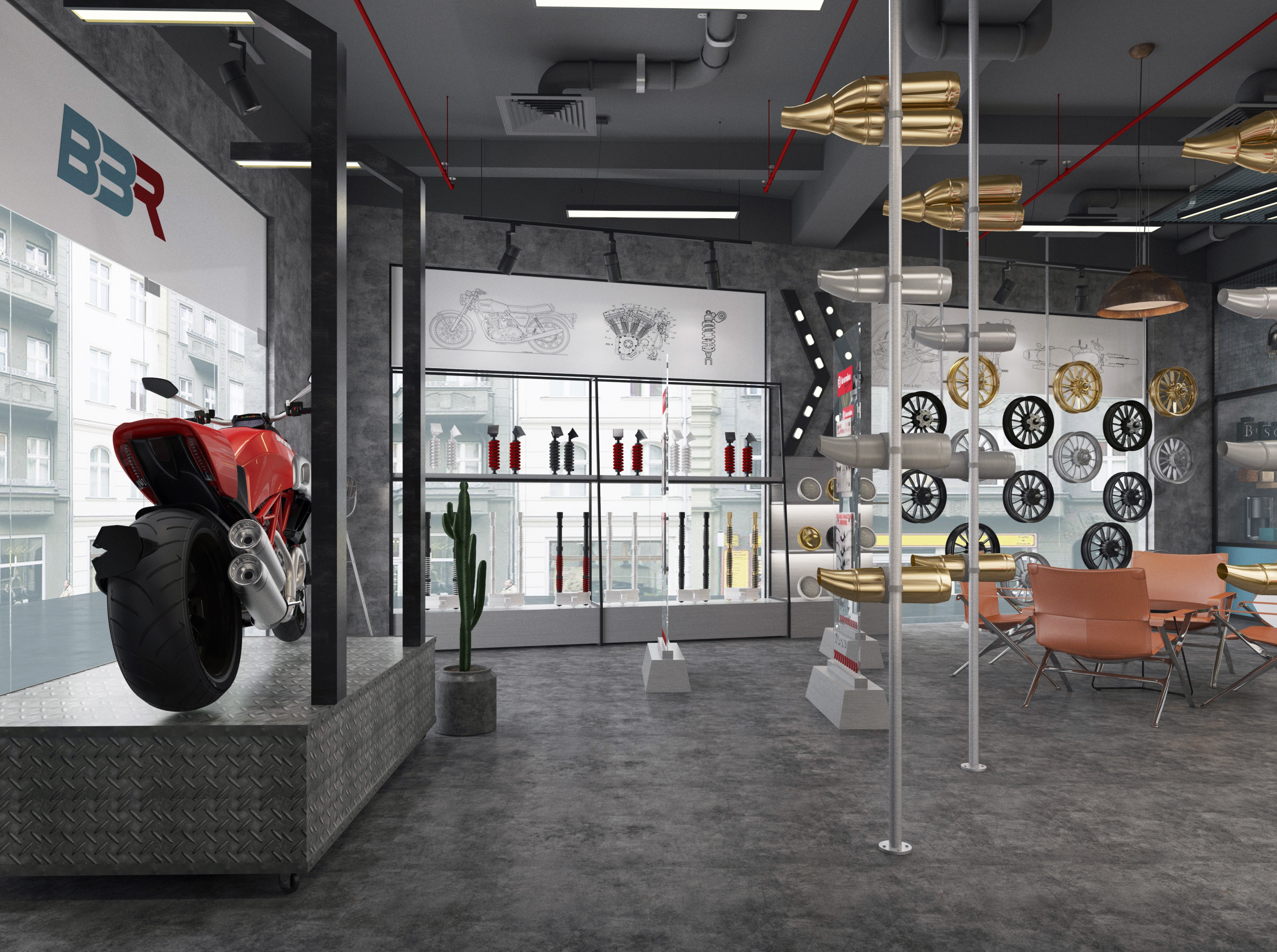 Interior - Showroom Motorbike - HCM C-4