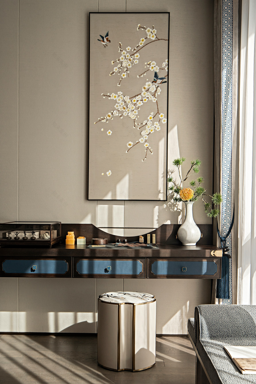 台州建发玖珑和玺别墅样板间丨中国台州丨深圳市盘石室内设计有限公司-39