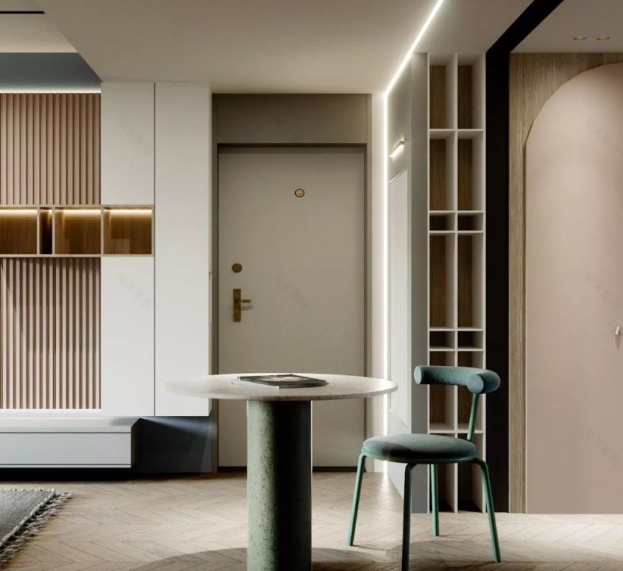 上海粉色少女与蓝色先生的私宅设计,浪漫与梦想的融合-26