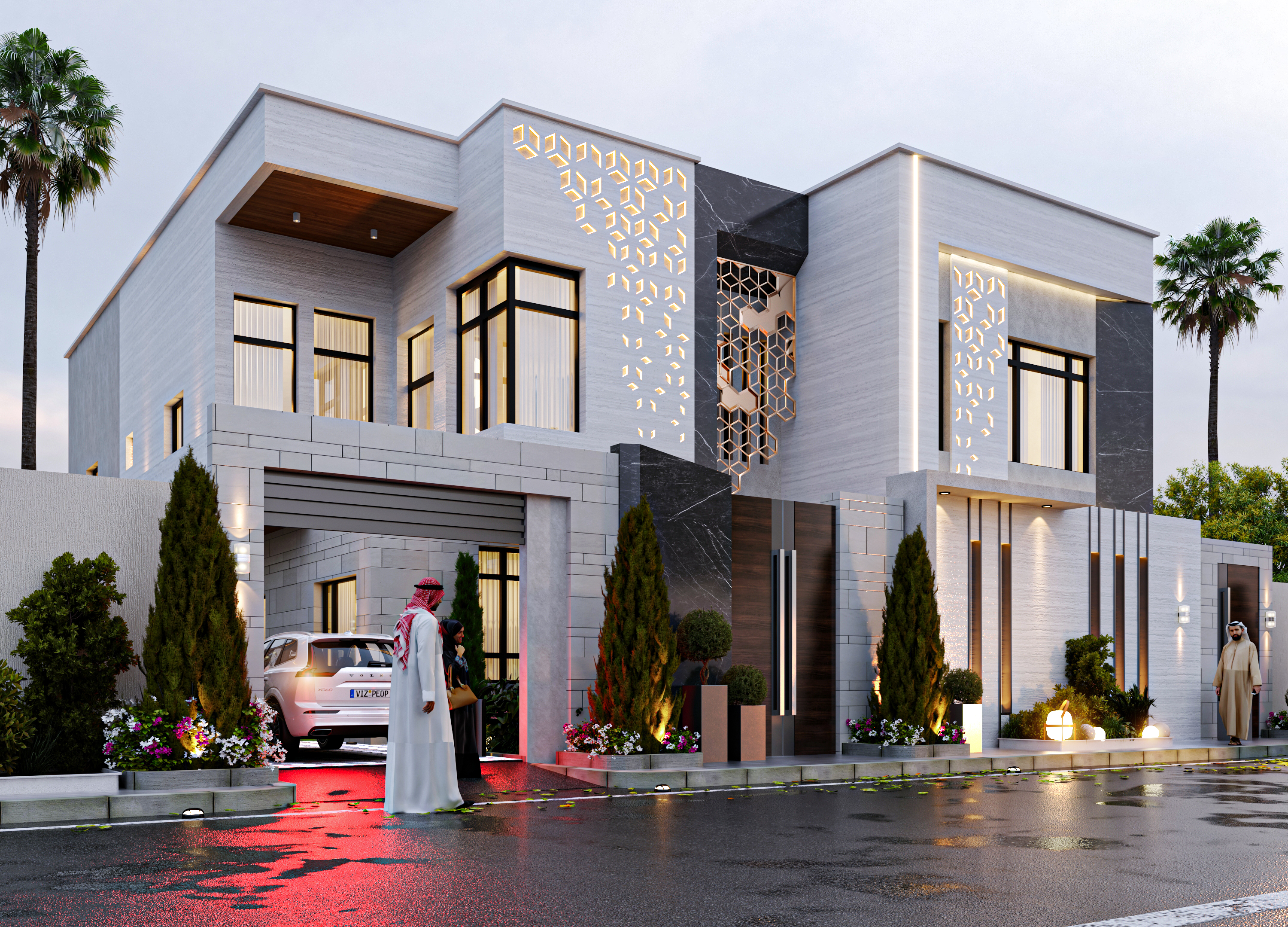 Villa Facade l KSA（沙特阿拉伯别墅外立面）-7