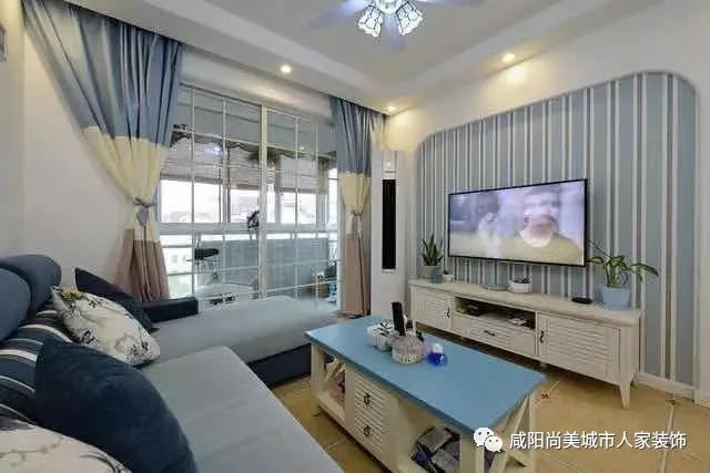 76 平地中海风格两居室 | 清新幸福,浪漫居家-8