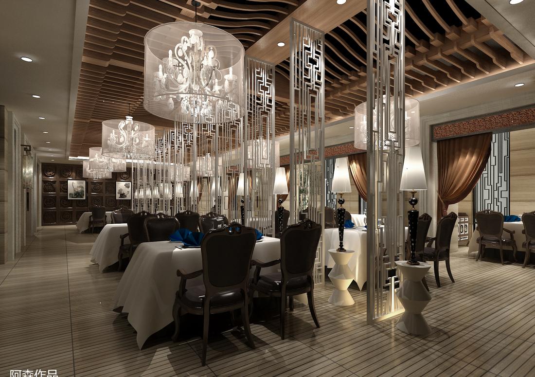 
阿森设计-紫檀食府 -0