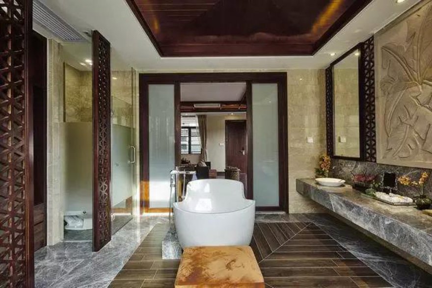 东南亚风泉溪月岛别墅-12