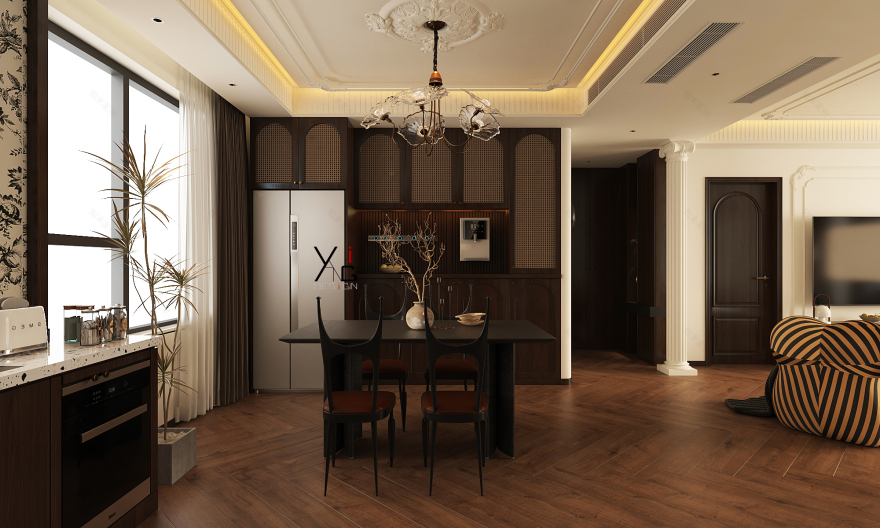 177平米法式复古装修案例-15