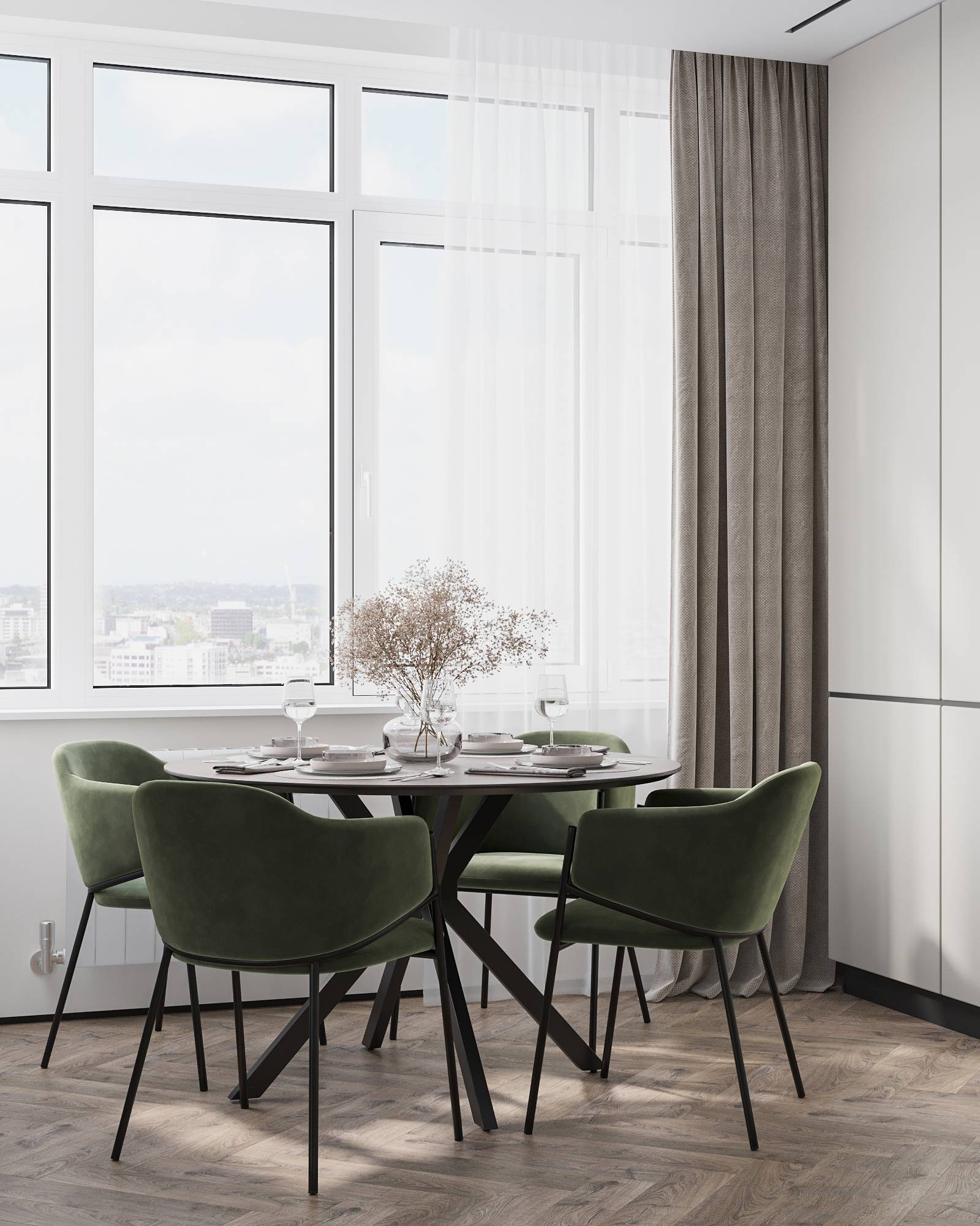 Bally 厨房与客厅设计-6