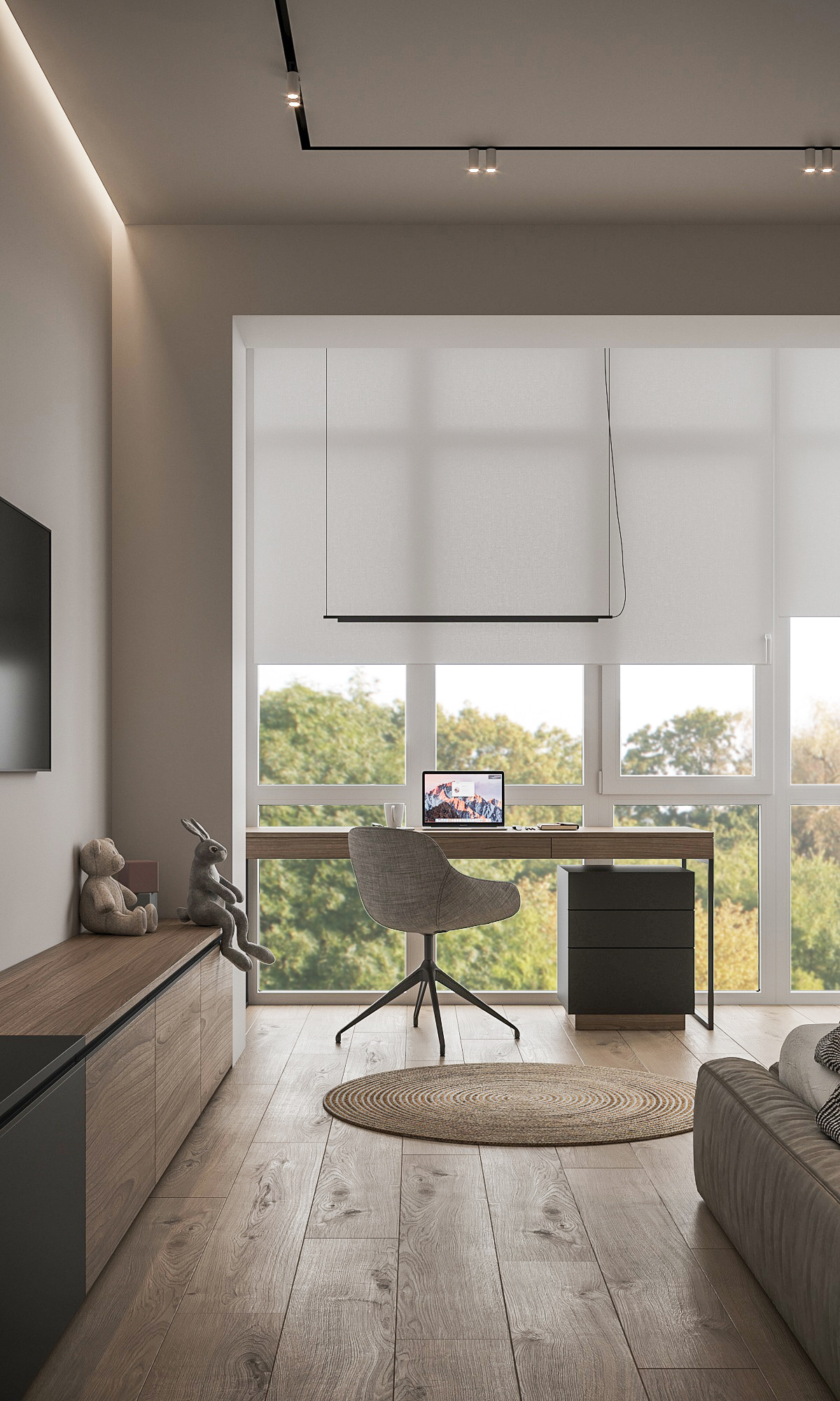 乌克兰75㎡小空间住宅设计-15