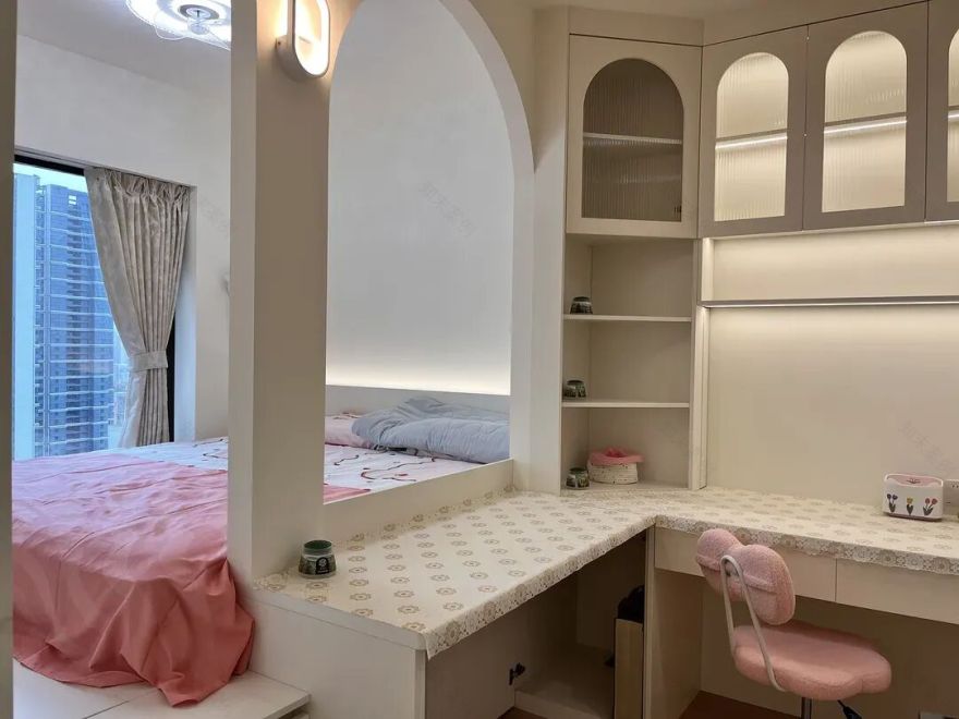 63㎡奶油风小户型,8万全包!不豪华但超有生活感,独居也能很惬意-32