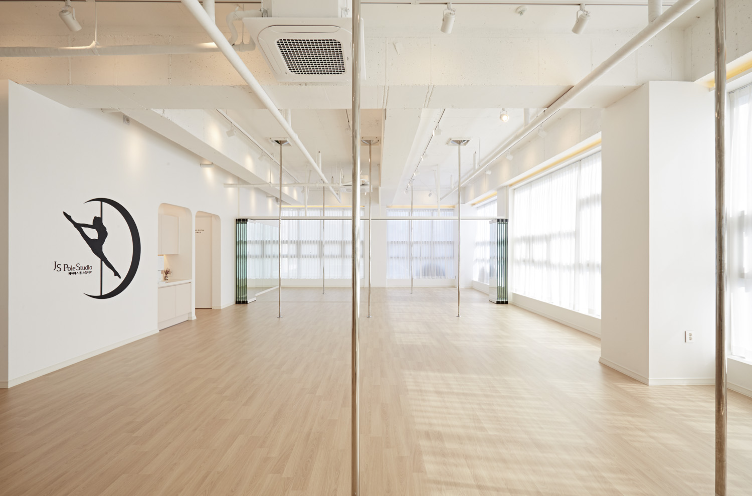 简约清新 45 坪舞蹈学院空间设计-10