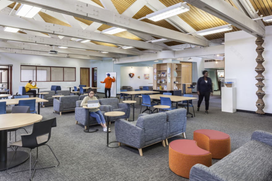 HED 打造的 Chadwick School 图书馆-6