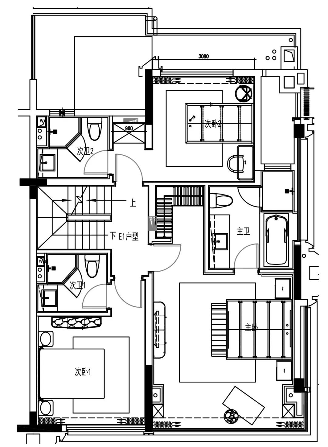 湖州金成大秦叠墅样板间丨中国湖州丨元禾大千(软装),杭州典尚装饰设计有限公司(硬装)-69