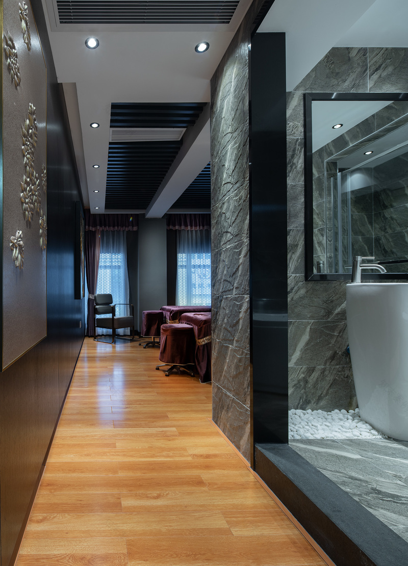 GS美业集团——简约时尚的美发空间设计-25