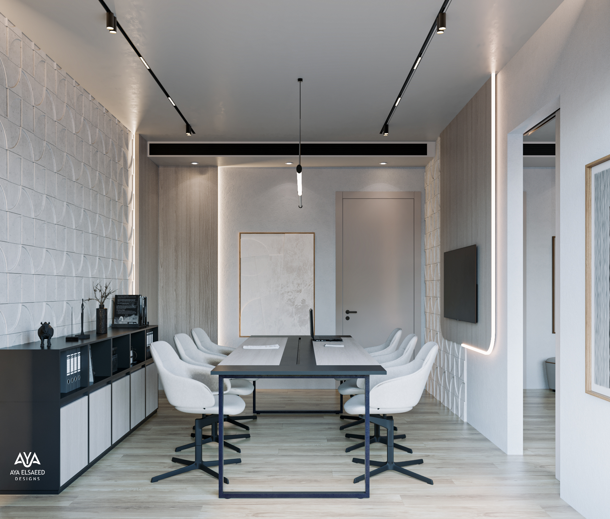 带有会议室的办公室丨埃及-10