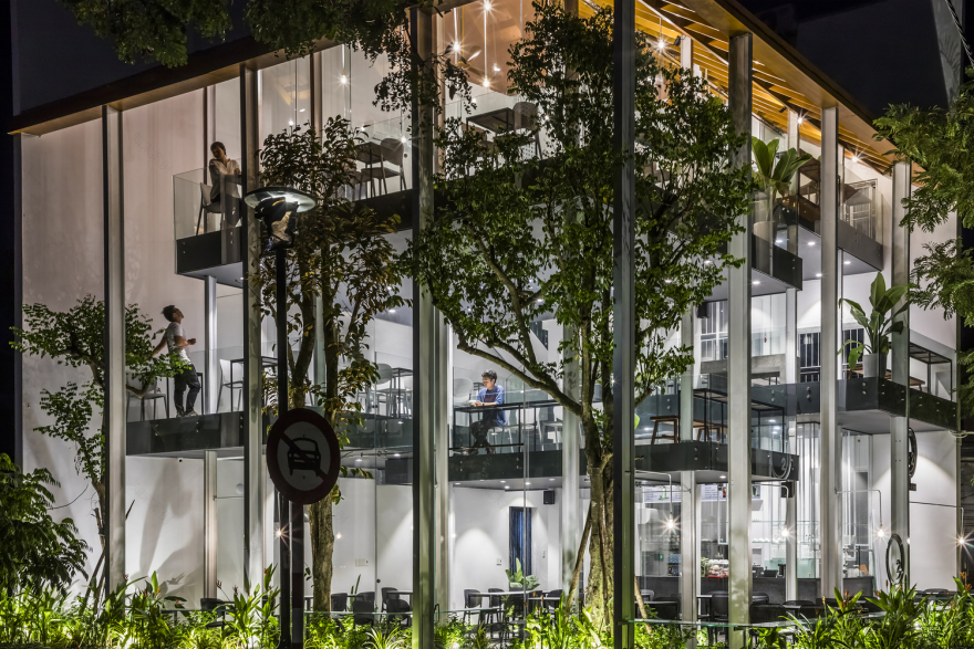 越南传统与现代交融的 O2 咖啡馆-46