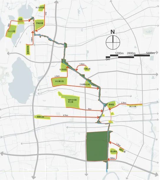 张家港河生态廊道设计丨中国江苏-126