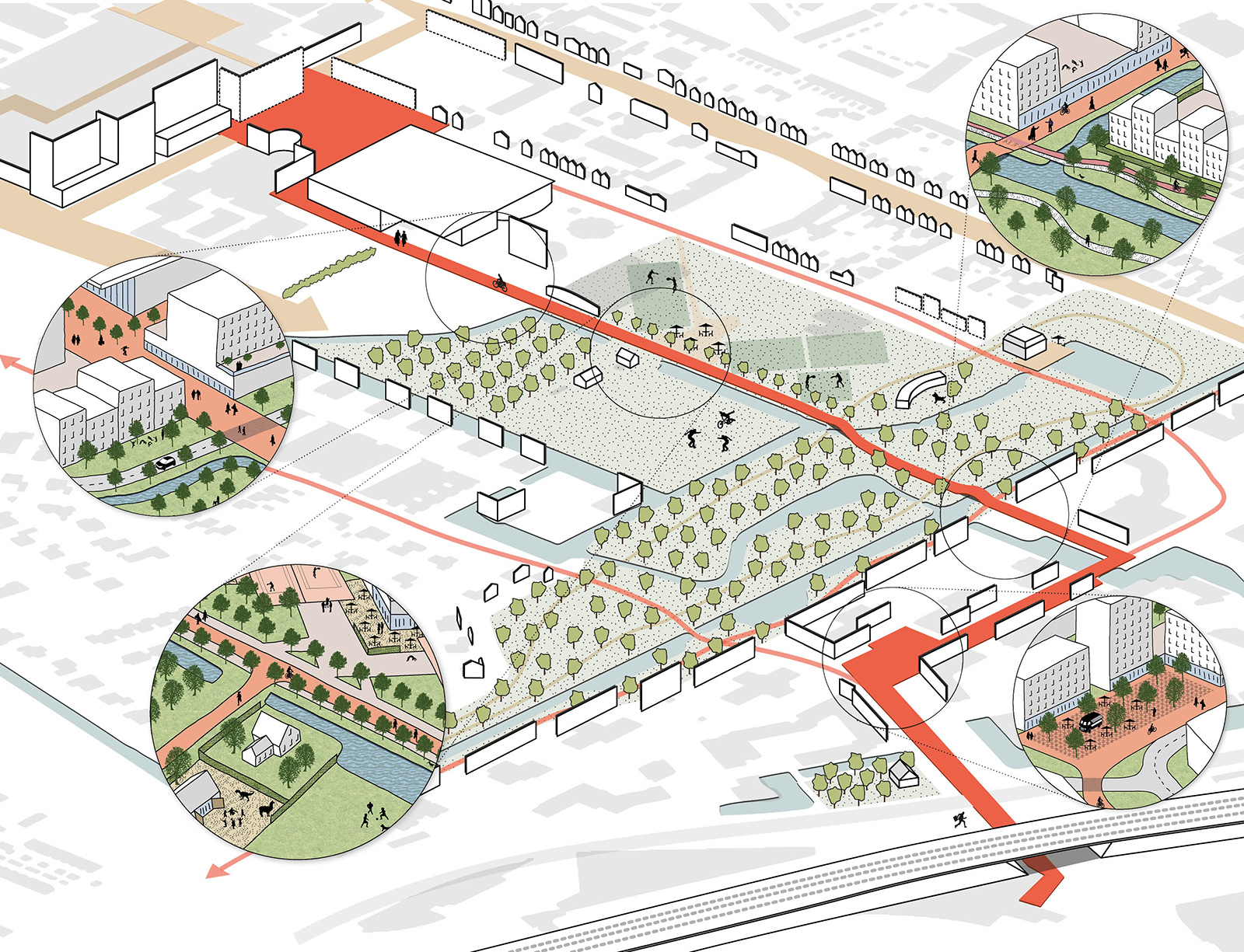 Hoofddorp Centraal · 车站与市中心间区域再开发-3